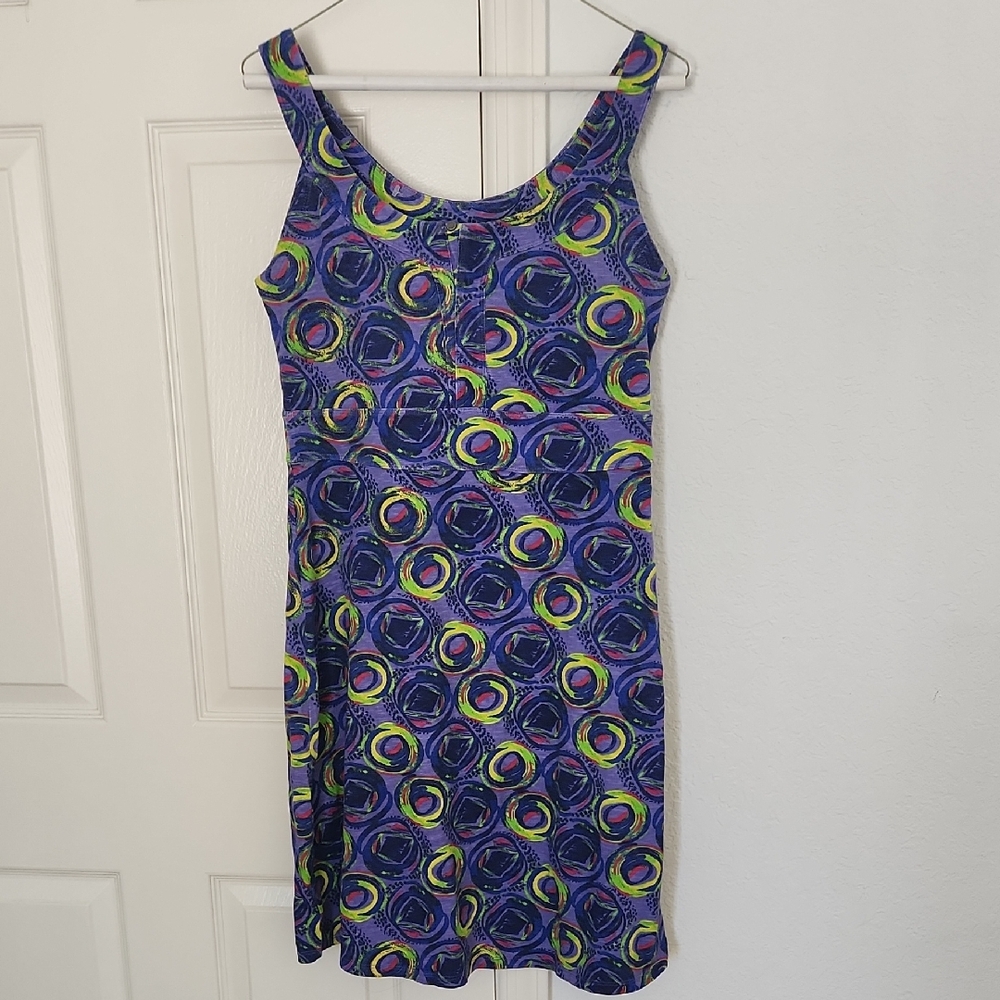 Rei Cottom Cotton Aldervail Sleeveleas Purple Mini Athleisure Dress Size Small